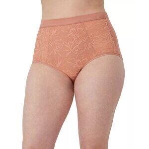 Bali Women's Breathe Lace High-Rise Brief, Misty Rose, Size 5 (Small) NWT